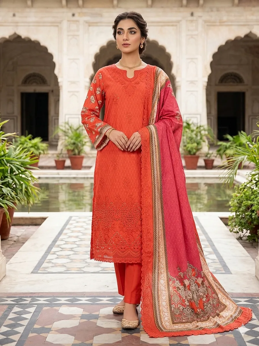 SM Attire 3-Piece Ready-to-Wear Lawn Suit