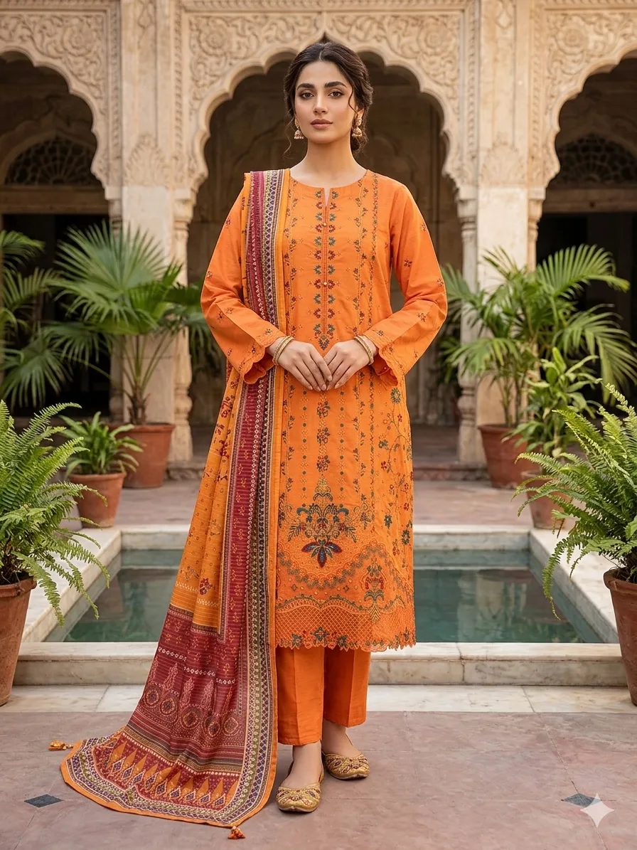SM Attire 3-Piece Ready-to-Wear Lawn Suit